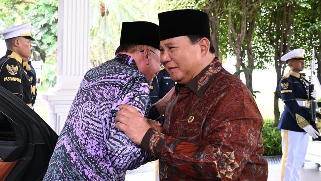 Potret PM Malaysia Anwar Ibrahim Lebaran dengan Prabowo di Istana