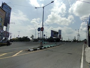 Kondisi Terkini Simpang Mengkreng Setelah Arus Mudik-Balik