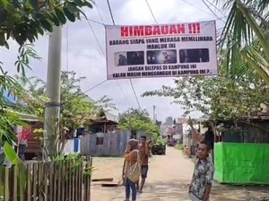 Heboh Warga Jakabaring Pasang Spanduk Waspadai Tuyul Berkeliaran