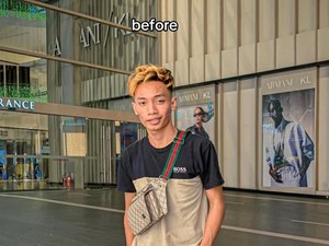 Viral Cowok di Tangan Cewek yang Tepat, Transformasinya Bikin Pangling