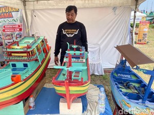 Sulap Triplek Jadi Miniatur Kapal, Nelayan Pati Raup Cuan Jutaan