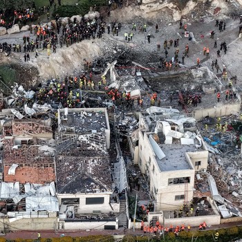 Penampakan Desa Israel Luluh Lantak Dihajar Rudal Iran