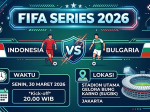Final FIFA Series 2026: Jadwal Timnas Indonesia vs Bulgaria Malam Ini