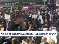 Video: Jutaan Warga AS Turun ke Jalan Protes Kebijakan Trump