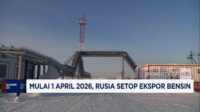Video: Mulai 1 April 2026, Rusia Setop Ekspor Bensin Efek Perang