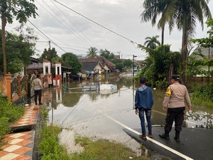 19 Rumah dan Fasilitas Pendidikan di OKU Masih Tergenang Air
