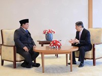 Momen Mesra Prabowo Bertemu dengan Kaisar Jepang Naruhito