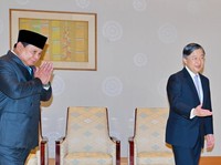 Momen Hangat Presiden Prabowo dan Kaisar Naruhito di Istana Jepang