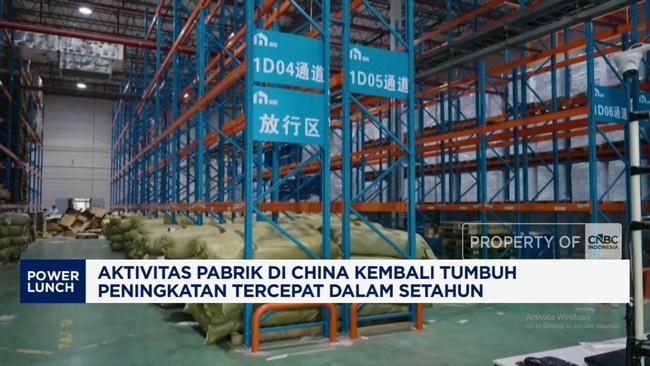 Video: Aktivitas Pabrik China Catat Peningkatan Tercepat Dalam Setahun