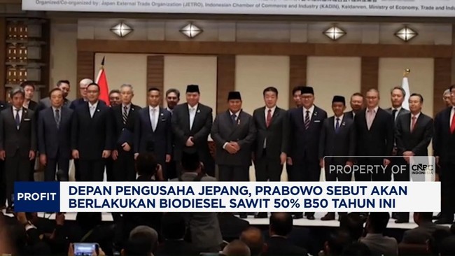 Video: Prabowo Sebut Akan Berlakukan Biodiesel Sawit 50% B50 Tahun Ini