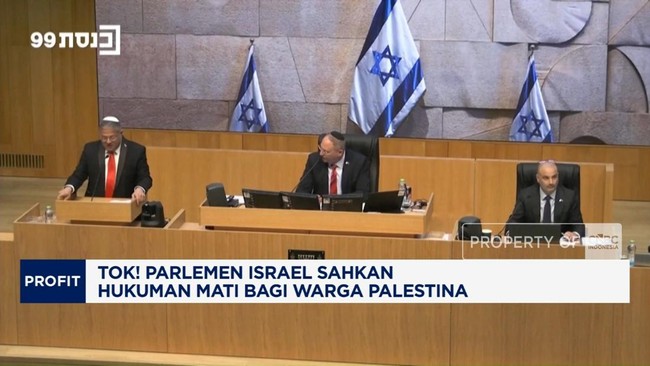 Video: Tok! Parlemen Israel Sahkan Hukuman Mati Bagi Warga Palestina