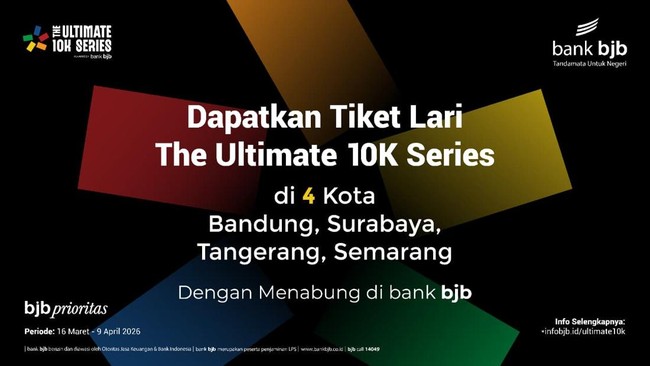 bank bjb Permudah Akses Bandoeng 10K, Promo Nabung Jadi Tiket Lari