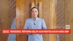 Video: Mensesneg Sebut Pertamina Belum Akan Menyesuaikan Harga BBM