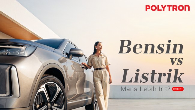 Bensin vs Listrik: Mobil Polytron G3 Series Terbukti 9x Lebih Hemat