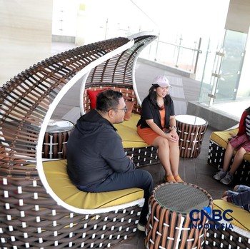 Potret Memukau The 22nd Sky Lounge & Sky Bridge di Trans Hotel Jakarta