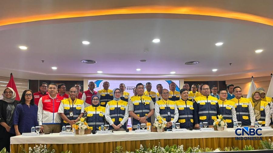 Penutupan Posko Satgas Ramadan Idulfitri 2026 di sektor ESDM, di kantor BPH Migas, Jakarta, Selasa (31/3/2026). (CNBC Indonesia/Firda Dwi Muliawati)