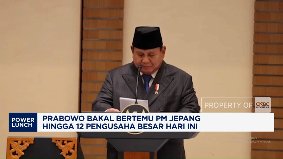 Video: Prabowo Bakal Bertemu PM Jepang dan 12 Pengusaha Besar Hari Ini