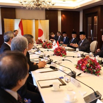 Momen Prabowo Rapat dengan 13 Pengusaha Besar Jepang