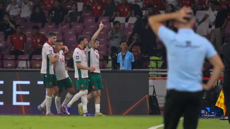 Timnas Indonesia kalah di final FIFA Series 2026 di Stadion Utama Gelora Bung Karno (SUGBK), Senayan, Jakarta, Senin (30/3/2026) malam. (CNBC Indonesia/Faisal Rahman)