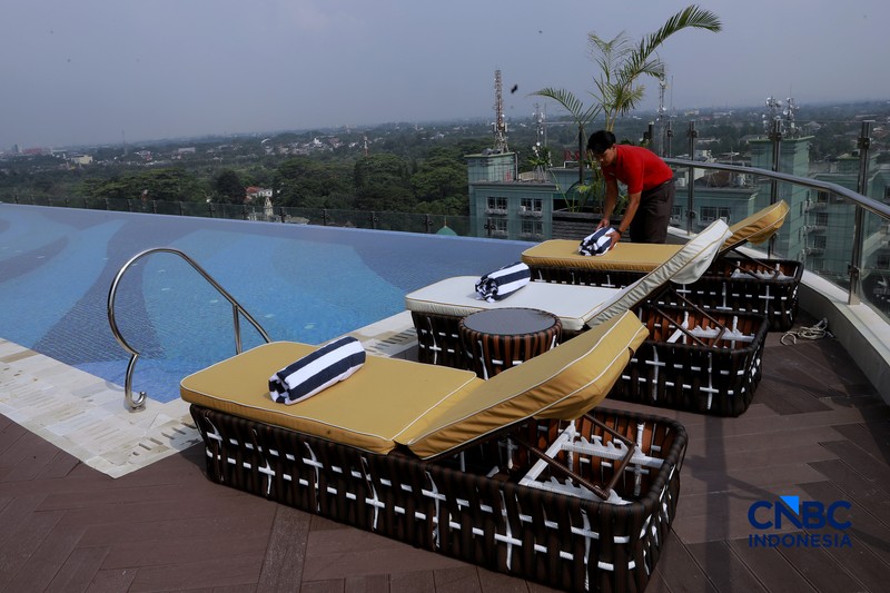 Trans Hotel menghadirkan konsep menginap yang tak sekadar mewah, tetapi juga terintegrasi dalam satu ekosistem gaya hidup modern. (CNBC Indonesia/Muhammad Sabki)