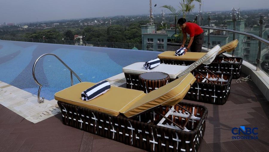 Trans Hotel menghadirkan konsep menginap yang tak sekadar mewah, tetapi juga terintegrasi dalam satu ekosistem gaya hidup modern. (CNBC Indonesia/Muhammad Sabki)