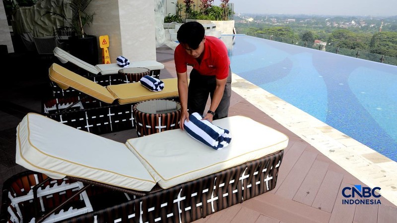 Trans Hotel menghadirkan konsep menginap yang tak sekadar mewah, tetapi juga terintegrasi dalam satu ekosistem gaya hidup modern. (CNBC Indonesia/Muhammad Sabki)