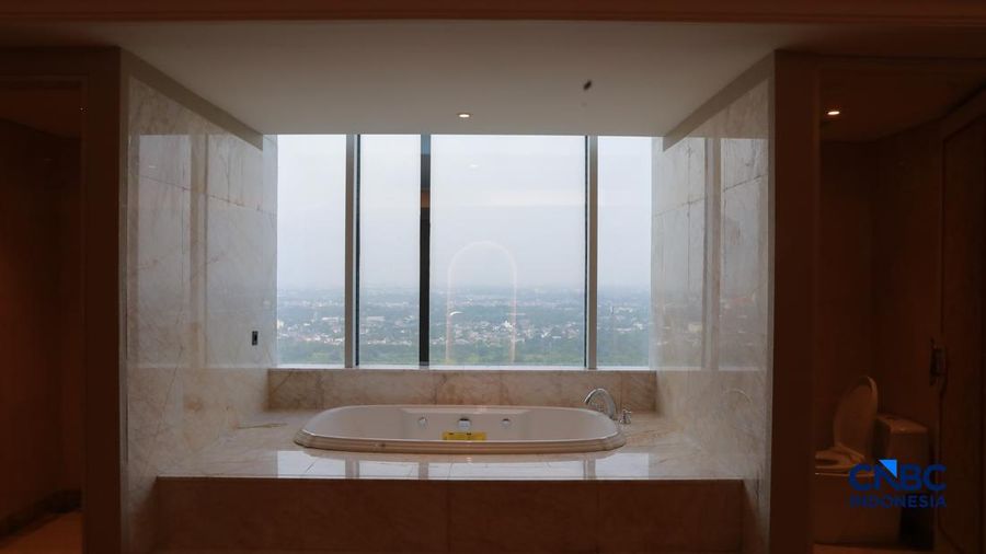 Trans Hotel menghadirkan konsep menginap yang tak sekadar mewah, tetapi juga terintegrasi dalam satu ekosistem gaya hidup modern. (CNBC Indonesia/Muhammad Sabki)