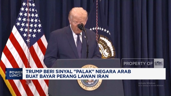 Video: Sinyal Trump "Palak" Negara Arab Buat Bayar Perang Lawan Iran
