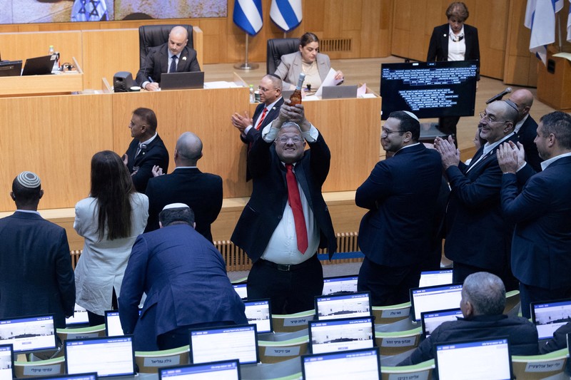 UU yang disahkan pada Selasa (31/3/2026) oleh Parlemen Israel Knesset, menjadikan hukuman mati dengan cara digantung, sebagai hukuman bagi warga Palestina di Tepi Barat yang terbukti bersalah membunuh warga Israel. (REUTERS/Oren Ben Hakoon)