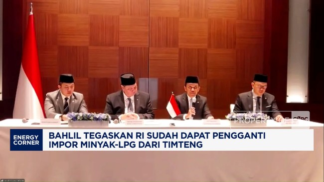 Video: Bahlil: RI Sudah Dapat Pengganti Impor Minyak-LPG dari Timteng