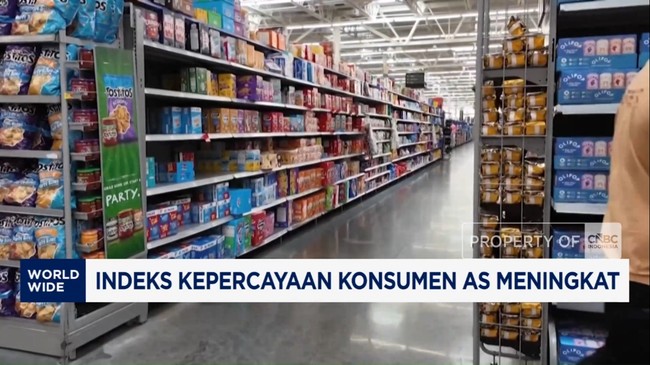 Video: Indeks Kepercayaan Konsumen Amerika Serikat Meningkat