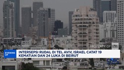 Video: Intersepsi Rudal di Tel Aviv, Israel Catat Terdapat Korban