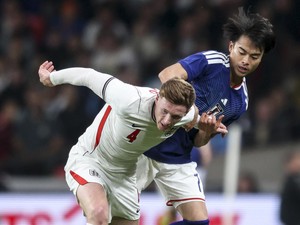 Inggris Vs Jepang: Samurai Biru Hajar Tim Tiga Singa 1-0