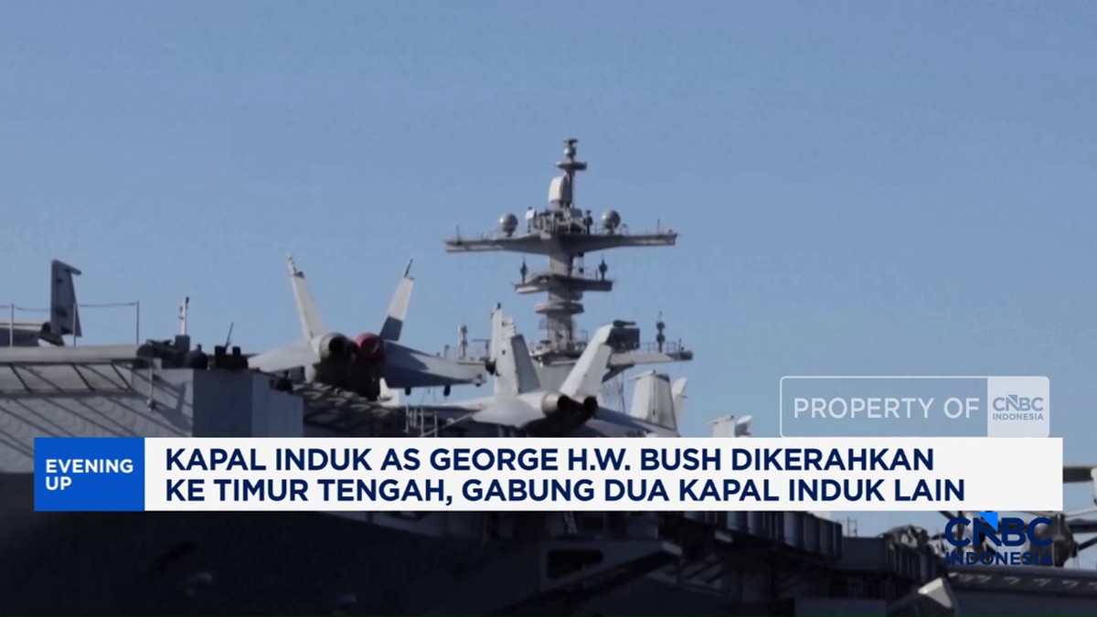 Video: Kapal Induk As George H.W. Bush Dikerahkan Ke Timur Tengah