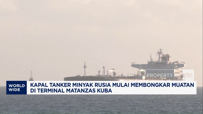 Video: Angkut 700 Ribu Barel Minyak, Kapal Tanker Rusia Tiba di Kuba