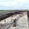 Pembangunan tambak udang terintegrasi KKP seluas 2.150 hektare di Sumba Timur, NTT terus berprogres, ditargetkan rampung dua tahun dengan investasi Rp7,2 triliun. (Dok. KKP)