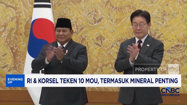Video: RI dan Korsel Teken 10 Mou, Termasuk Mineral Penting