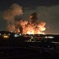 Serangan udara yang dilakukan Amerika Serikat (AS) dilaporkan menghantam Kota Isfahan di Iran tengah pada Selasa (31/3/2026) dini hari. (via REUTERS/IRIB VIA WANA)