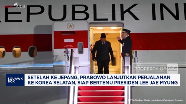 Video: Setelah ke Jepang, Prabowo Lanjutkan Perjalanan ke Korsel