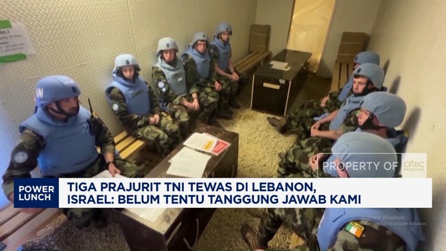 Video: 3 TNI Tewas di Lebanon, Israel: Belum Tentu Tanggung Jawab Kami