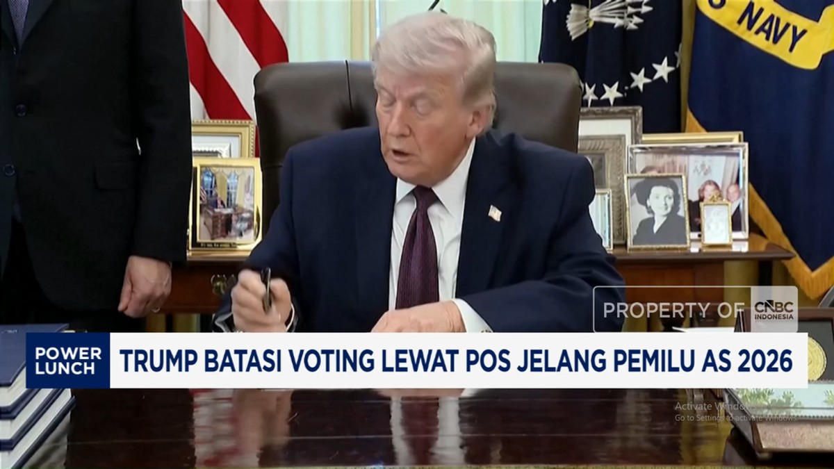 Video: Trump Batasi Voting Lewat Pos Jelang Pemilu AS 2026