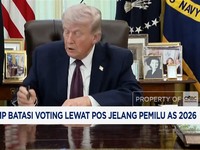 Video: Trump Batasi Voting Lewat Pos Jelang Pemilu AS 2026