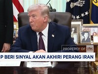 Video: Trump Beri Sinyal Akan Akhiri Perang Iran