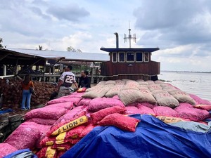 Kodam Tuanku Tambusai Gagalkan Penyelundupan 48,39 Ton Pangan Ilegal di Inhil