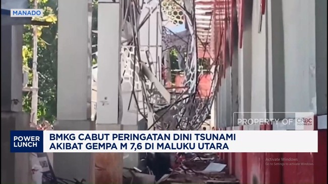 Video: BMKG Cabut Peringatan Dini Tsunami Gempa M 7,6 Di Maluku Utara