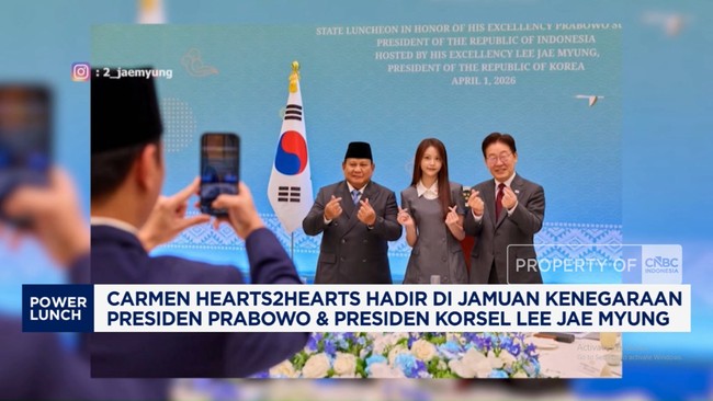 Video: Carmen Hearts2Hearts "Dinner" Bareng Prabowo dan Presiden Korsel