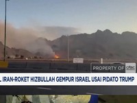 Video: Rudal Iran-Roket Hizbullah Gempur Israel Usai Pidato Trump