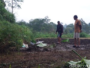 Mayat Bayi Perempuan Setengah Terkubur di Ladang Desa Sumbung Boyolali