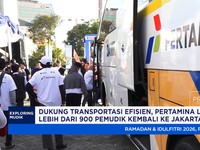Video: Pertamina Lepas Lebih Dari 900 Pemudik Kembali ke Jakarta