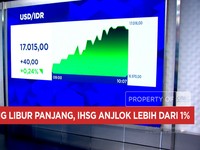 Video: IHSG Melemah Lebih Dari 1% & Rupiah Ambles ke Rp 17.000/USD
